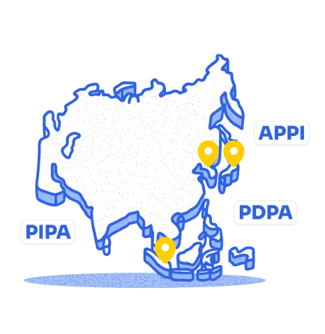 Asia-Pacific Privacy Compliance Key Consent Differences in APPI, PIPA, and PDPA - icon