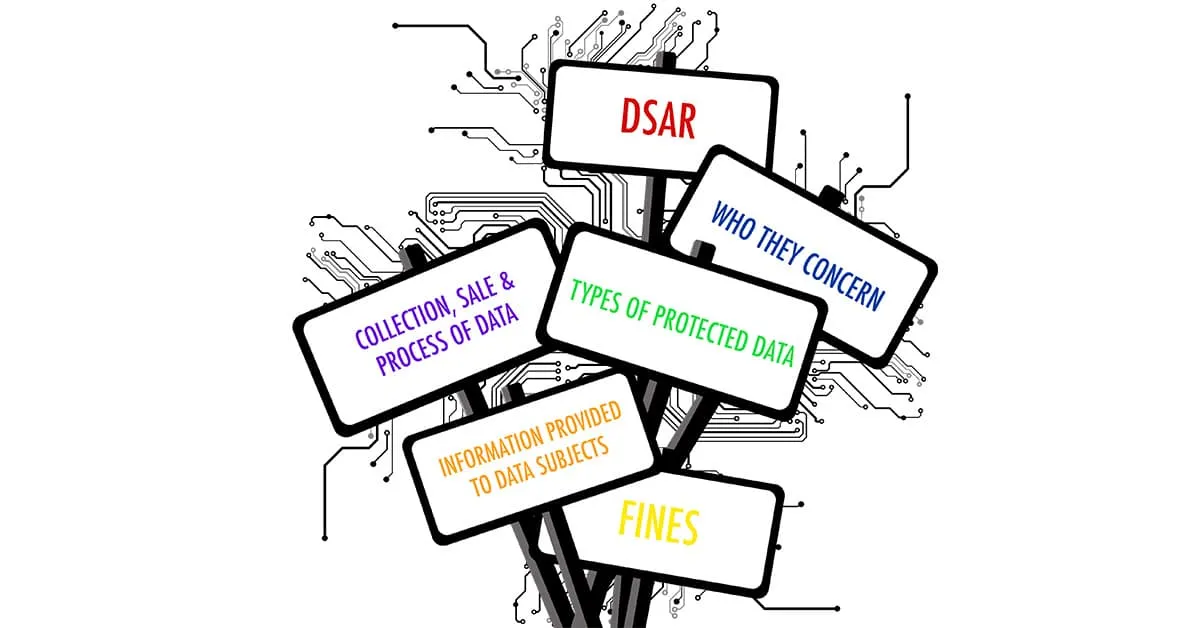 DSAR - Who they concern - Collection Sale & Process of Data - Information Provided - Labels