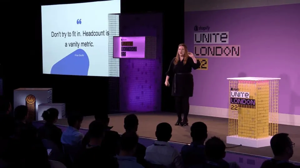 Shopify Unite London 2022 - Rhian Beutler