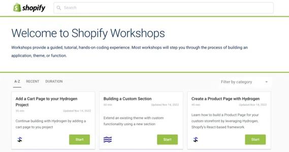 Shopify Unite London 2022 Workshops