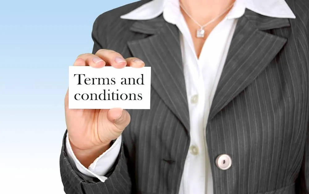 Differences between privacy policy and terms and conditions - terms