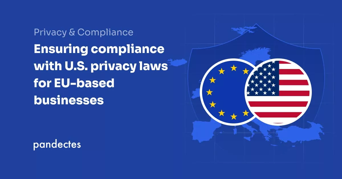 Pandectes GDPR Compliance app for Shopify Stores - Ensuring compliance with U.S. privacy laws for EU-based businesses