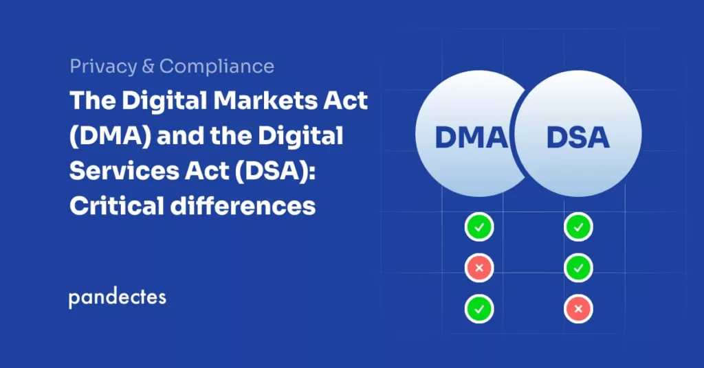 Pandectes GDPR Compliance app for Shopify Stores - The Digital Markets Act (DMA) and the Digital Services Act (DSA)- Critical differences