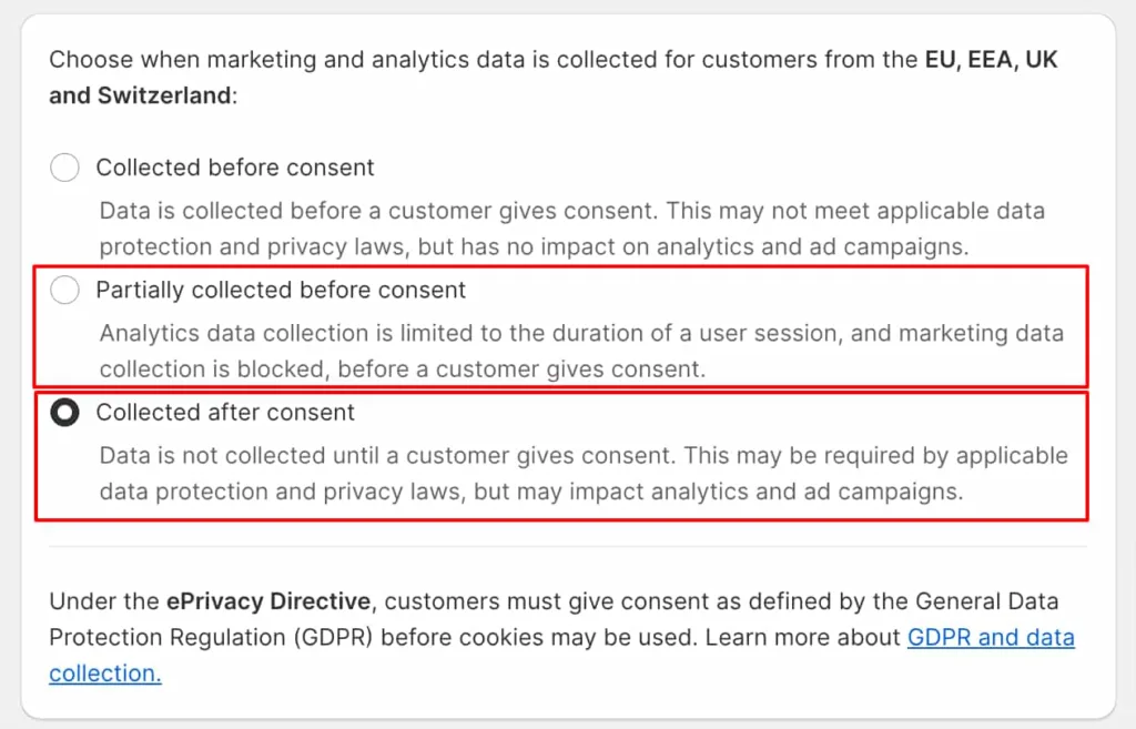 Pandectes GDPR Compliance for Shopify Stores - Shopify & GDPR- Key updates in 2023 - GDPR Settings Before