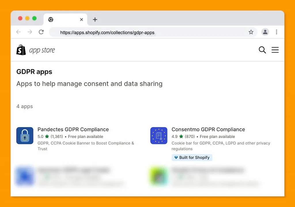 GDPR-apps-Collection-on-Shopify-App-Store