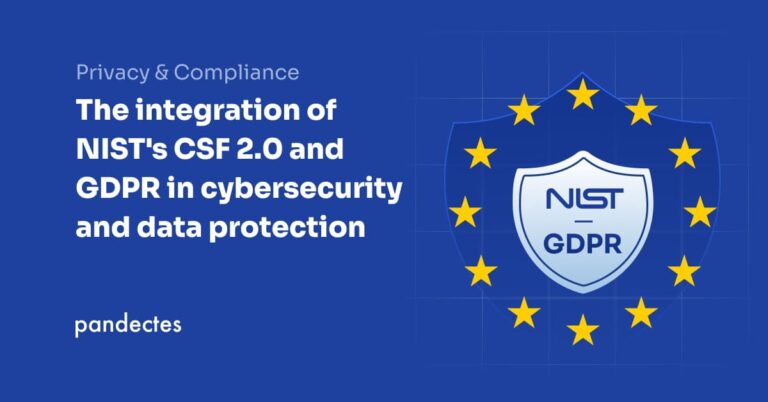 Pandectes GDPR Compliance app for Shopify Stores - The integration of NIST's CSF 2.0 and GDPR in cybersecurity and data protection