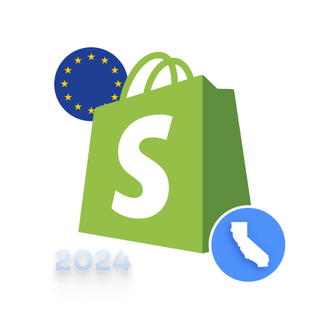 Pandectes GDPR Compliance app for Shopify stores - Shopify GDPR:CCPA: Customer Privacy Updates for 2024 - cover