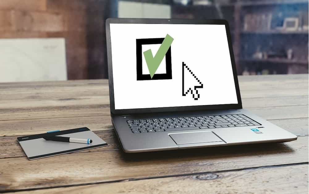 checkbox on screen