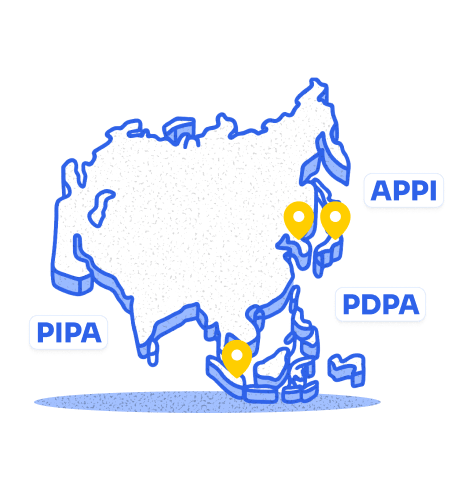 Asia-Pacific Privacy Compliance Key Consent Differences in APPI, PIPA, and PDPA - icon