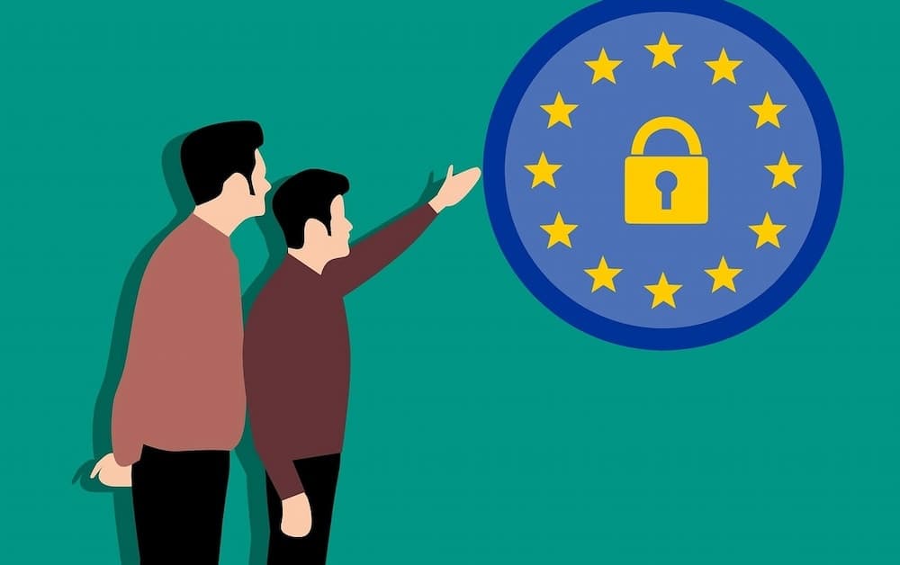 pointing to GDPR