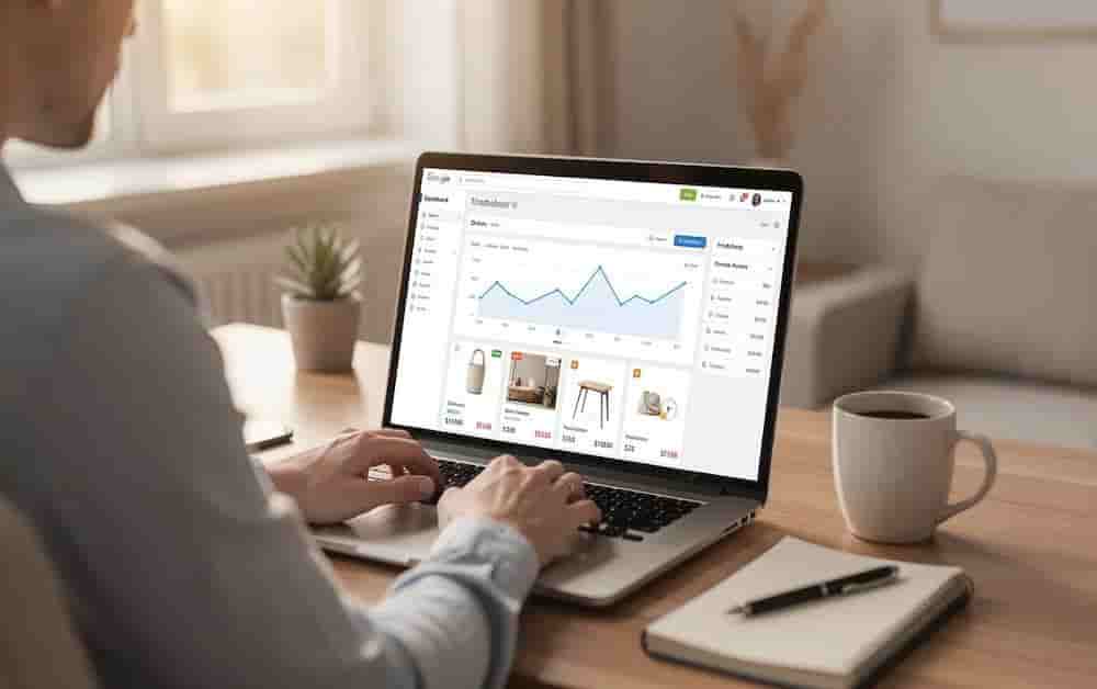 woman on laptop